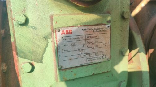 Turbocharger ABB Type VTR-304-11 Used in very good condition ready to shipment.