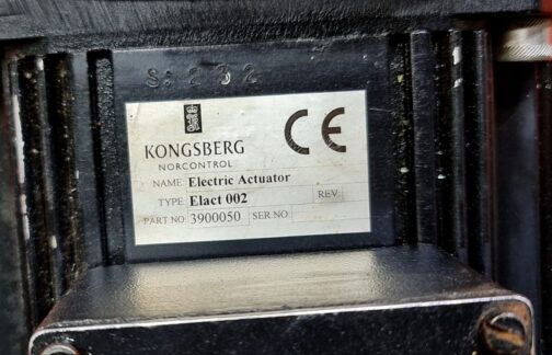 Kongsberg Electric Actuator Elact002