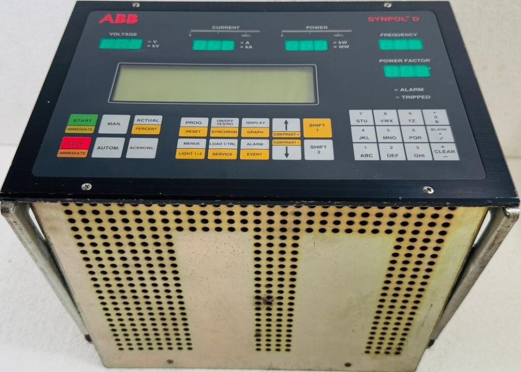 ABB SYNPOL D Generator control Display panel - Decent Marine