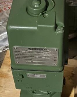 Product identification and visual reference of the Woodward PGG-58 Governor, showing the governor’s external design, condition, and main components for customer inspection before purchase.